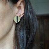 orecchini rotondi in ottone