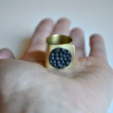 anello cavità ottone