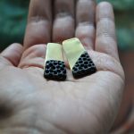 mitami orecchini asimmetrici cavità