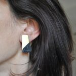 mitami orecchini asimmetrici cavità