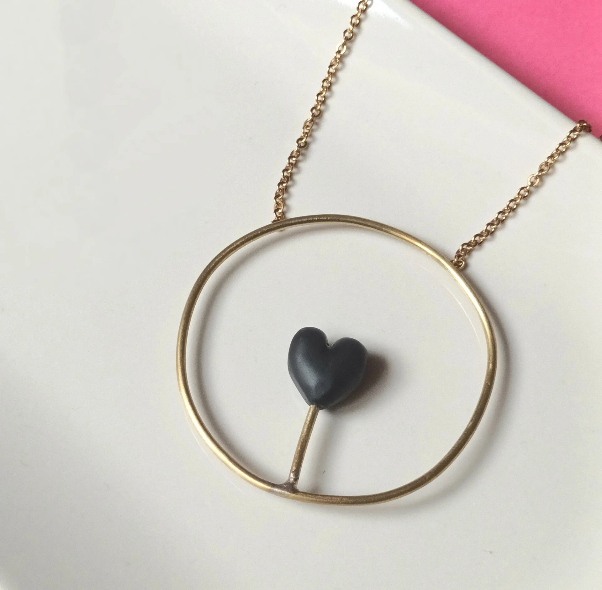 Collana Cuore cerchio Mitami