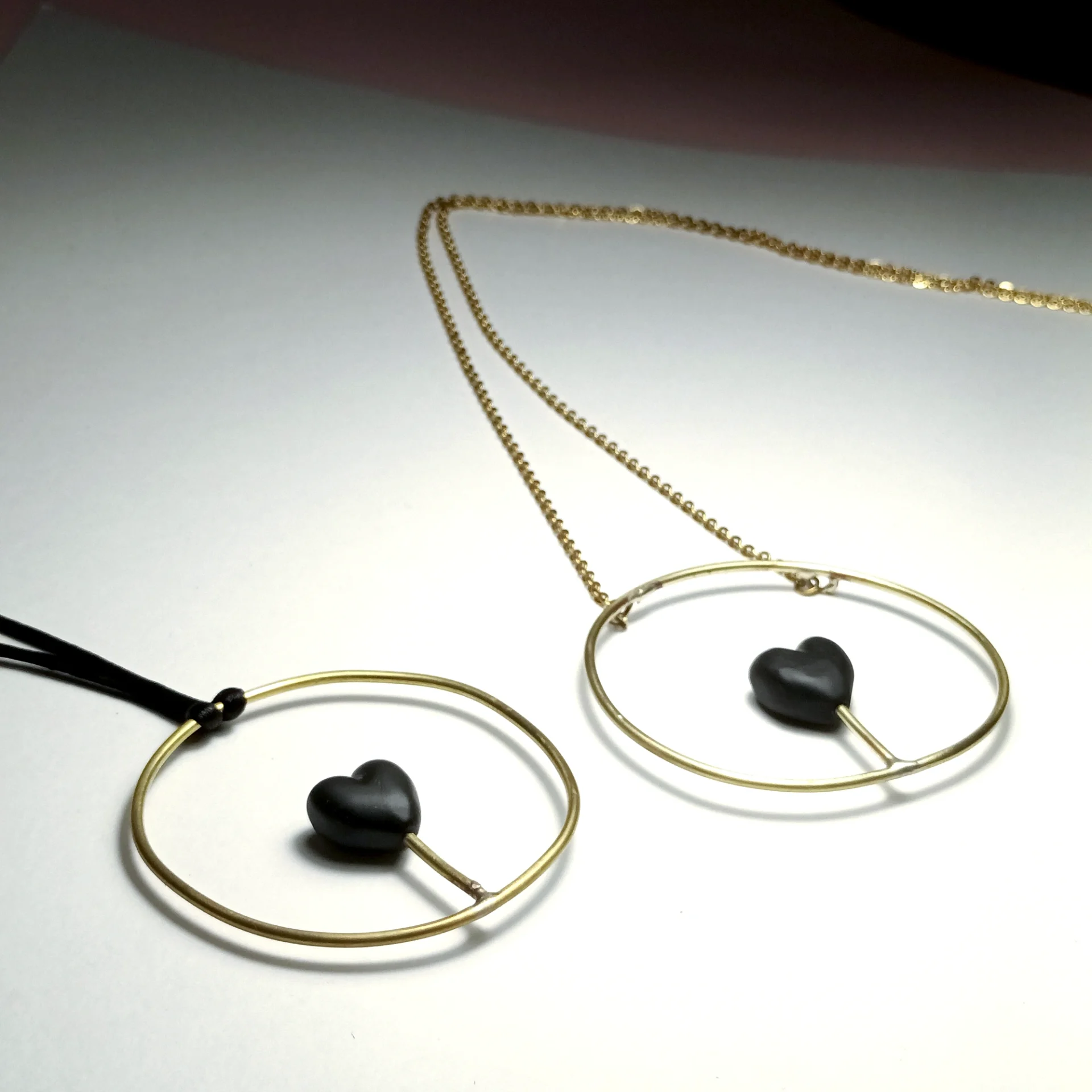 Collana Cuore cerchio Mitami