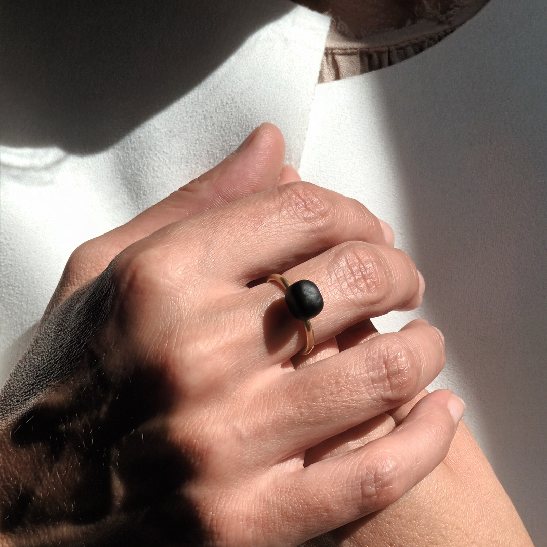 Mitami anello Ball particolare