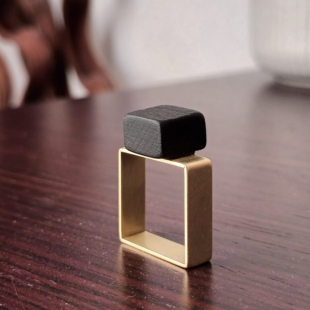 Anello Cubo quadrato