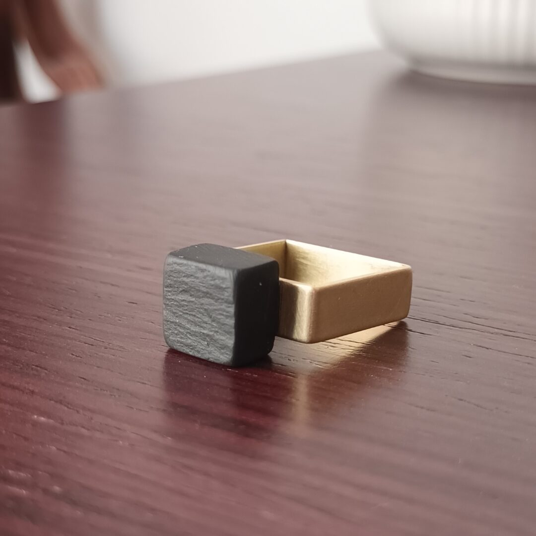 Anello Cubo quadrato