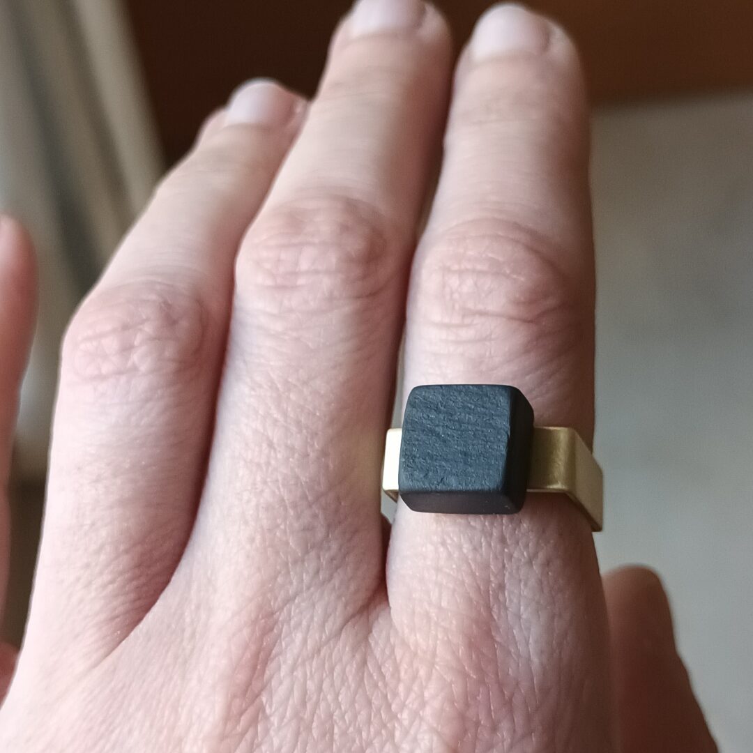 Anello Cubo quadrato