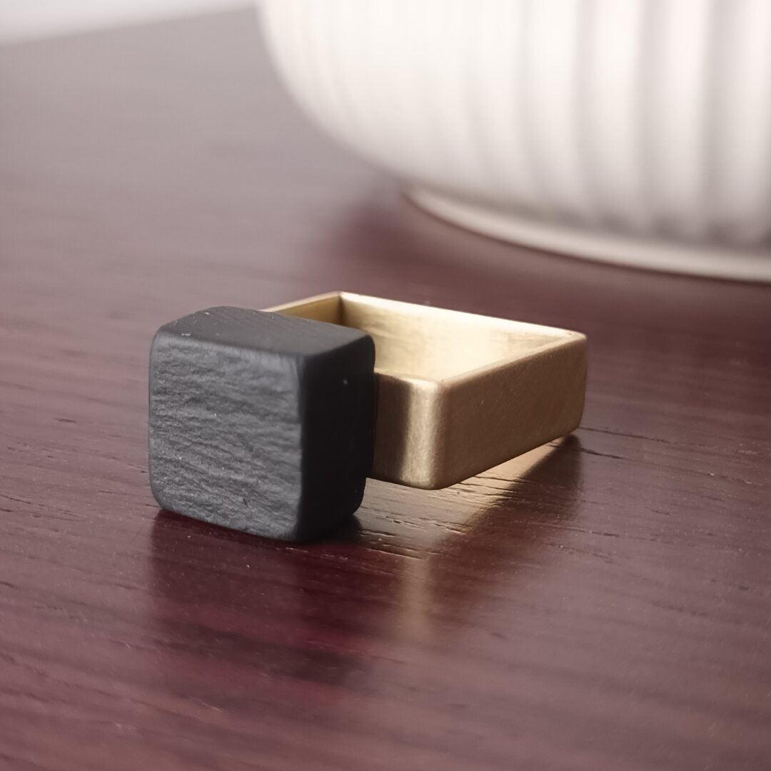 Anello Cubo quadrato