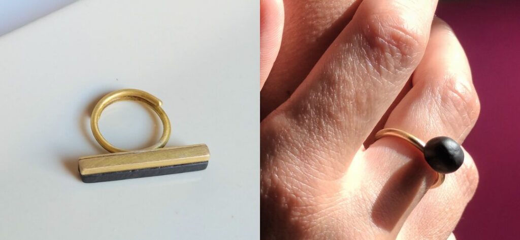 anello-regolabile-ardesia-ottone.jpg anello regolabile artigianale in ardesia e ottone MITAMI